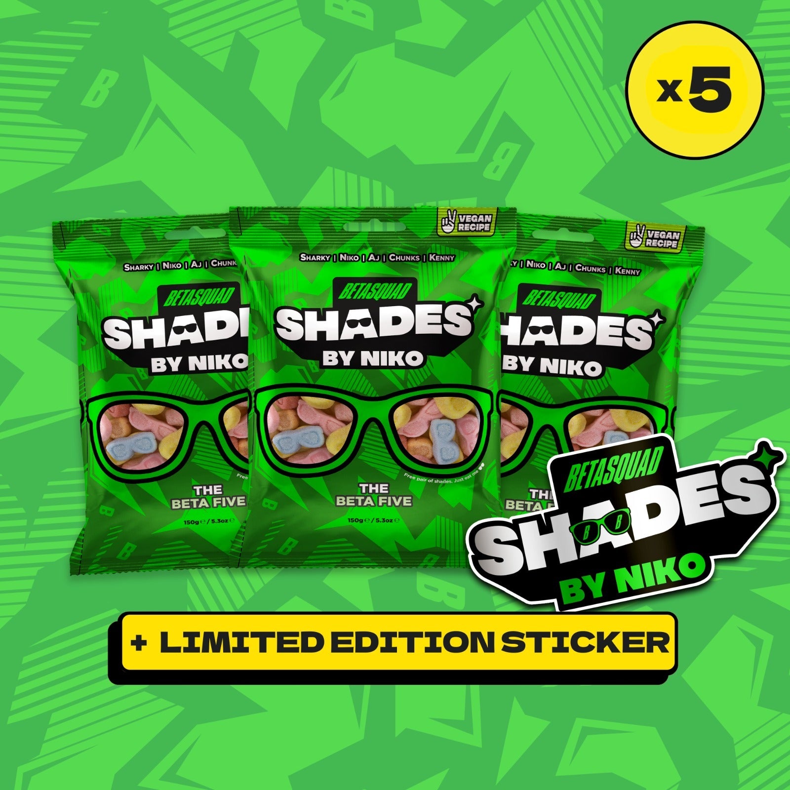 Shades The Beta Five