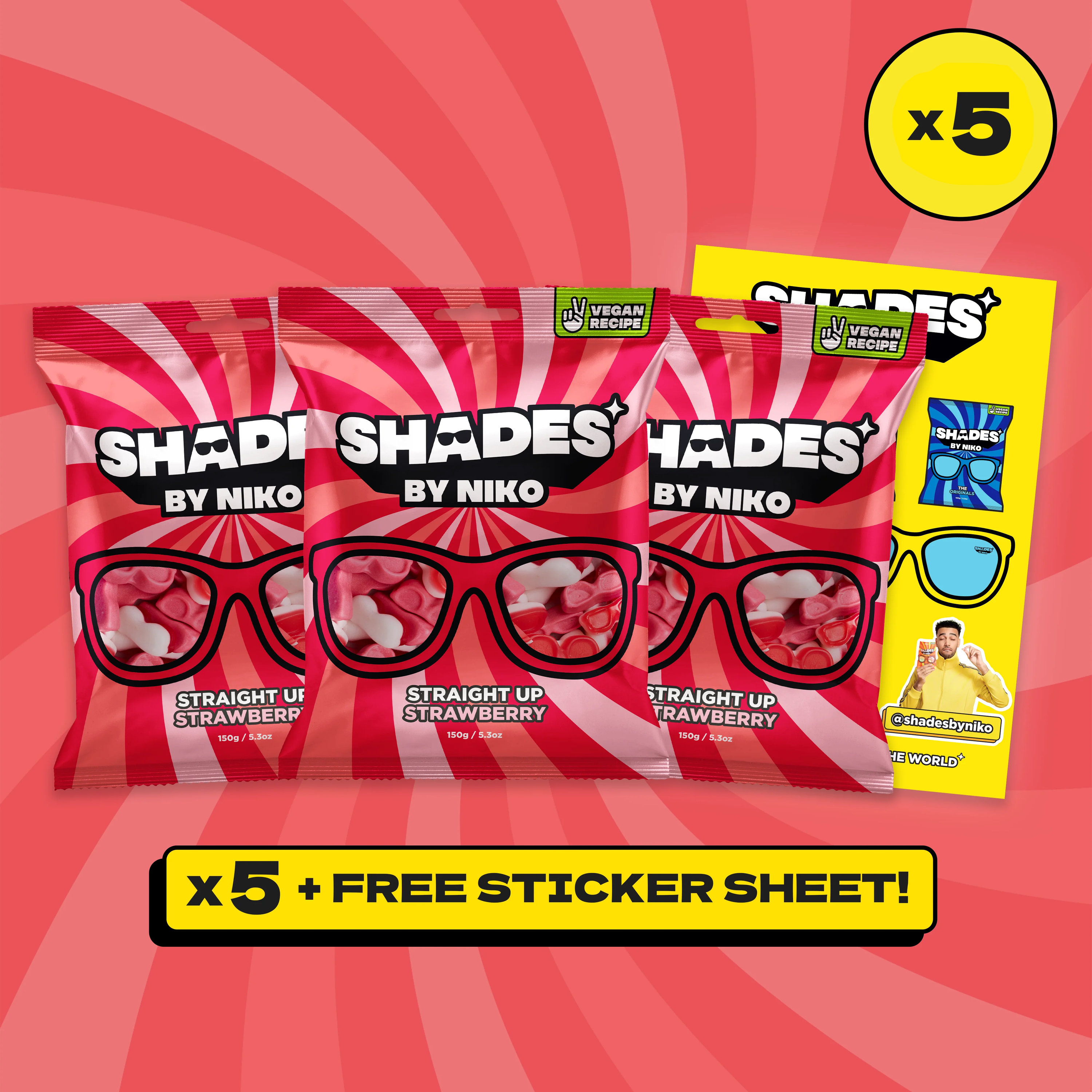 Shades It's just Strawberries Pack